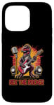 iPhone 14 Pro Max Rex the Rocker Dinosaur Band Case