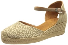 Unisa Femme CISCA_22_RYL Sandale Cage Espadrille, Natural, 40 EU