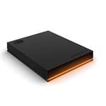 Seagate FireCuda Gaming Hard Drive, 2TB, External Hard Drive HDD, USB 3/2, RGB LED lighting, 3 Years Rescue Services (STKL2000400)