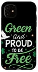 Coque pour iPhone 11 Green Pride St. Patrick's Day for Free-Thinking Americans