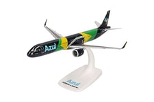 herpa Maquette Avion Airbus A321neo “Brazilian Flag Livery” – PR-YJE, echelle 1/200, Snap-fit Model, pièce de Collection, d'avion avec Support, Figurine Plastique