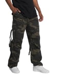 Brandit M65 Vintage Homme Cargo Pantalon - Sombre Camouflage, 40