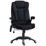 Rootz Vinsetto kontorsstol med massage- och värmefunktion - Ergonomisk stol - Höjdjusterbar stol - 6 vibrationsmassagepunkter - Enkel rörlighet - Just