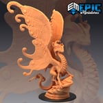 FAERIE DRAGON QUEEN - Dungeons and Dragons Miniatures, D&D, Epic Miniatures