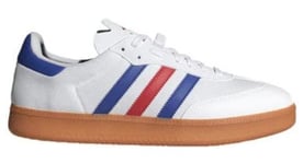 Chaussures velo adidas velosamba 2 bleu   blanc   rouge