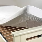 douceur d'intérieur, Protège Matelas (140 x 190 cm) Molly 30 Blanc, Molleton