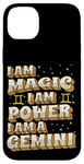 Coque pour iPhone 14 Plus Magique Gemini Power Zodiac Girl Horoscope Anniversaire