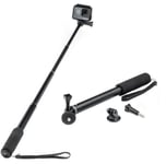 Selfie Stick for GoPro Hero 13 12 11 10 DJI OSMO Action 5 Cam Go Pro Extendable