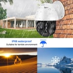 1080P Waterproof Wireless 6 Lights Ir Ptz Speed Dome Outdoor Security Came Part