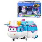 Super Wings- Chaux Et Chariot De Nourriture Transformables pour Garçons Et Filles De 3 4 5 6 7 Ans, Figurines d'avion Transformables pour Jeux Préscolaires Et Cadeaux d'anniversaire, 5 Pouces.