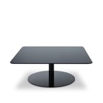 Tom Dixon - Flash Table Square Black - Sohvapöydät - Musta - Lasi/Metalli