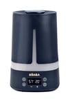 BÉABA, Humidificateur d'Air Chambre Bébé, 4L, 27h Autonomie, Silencieux, Veilleuse 7 couleurs 3niveaux luminosité, Buse 360°, 2 Modes, Ecran LED, Minuteur, Night blue