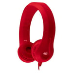 HamiltonBuhl Flex-Phones Kids On-Ear Headphones - Red