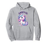 Abigail Cute Unicorn Design for Girls Name Abigail Pullover Hoodie