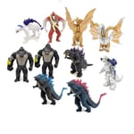 10Pcs /Set Movie Godzilla VS. Kong 2 King Kong Shimo Figure Model Collection Toy