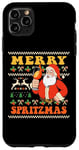 Coque pour iPhone 11 Pro Max Merry Spitz MAS X HO HO HOLY APEROLY XMAS SANTA Noël