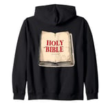 Holy Bible Costume for Jesus Christ Lovers Zip Hoodie