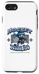 Coque pour iPhone SE (2020) / 7 / 8 Joueur ninja de hockey sur glace