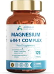 6 in 1 Magnesium Complex 2100mg Glycinate,Citrate,l Threonate,Malate,Taurate & &