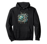 Polygon Art Vintage Television TV Retro 70s 80s Pullover Hoodie