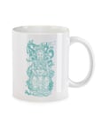 Asian Emperor Coffee Mug Cup Romance Tattoo Of The China Three Kingdoms Chinese