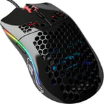 Gaming Model O Souris de jeu filaire - 67 g, design super léger en nid d`abeille, RGB, Capteur Pixart 3360, Switches Omron, Ambidextre - Noir brillant