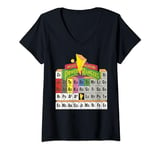 Power Rangers Periodic Table T-Shirt avec Col en V