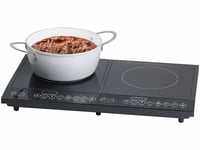 Double plaque de cuisson à induction Ø 18 cm - 3000 W - Rosenstein & Söhne