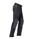 ristohouse Siggi Pantalon de Travail Montréal, Tissu Stretch et Ceinture réglable (Gris, XS)