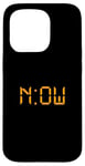 Coque pour iPhone 15 Pro Motif orange The Time Is Now