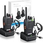 2Pack Professional Walkie Talkies for Adults Rechargeable Walkie Talkies Best 16