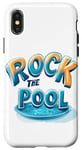 iPhone X/XS Awesome and Vibrant Rock the Pool Statement Costume Case