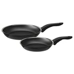 Ikea Kavalkad 20cm & 26cm Frying Pan Set - Aluminium Teflon® Non-stick - 2 Pack