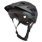 O'NEAL | Casque VTT | Enduro All-Mountain | Ouvertures d'aération pour le refroidissement, coussinets lavables, norme de sécurité EN1078 | Helmet Defender Grill V.22 | Adulte | Noir Gris | Taille L-XL