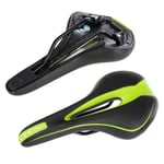 DAUERHAFT Anti-Deformation Easy To Install Absorb Shock Comfortable Mountain Bike Saddle,for Most Mountain Bikes(green)