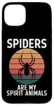 Coque pour iPhone 15 Plus Spiders Are My Spirit Animals Arachnide Terrarium Araignée