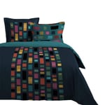 Stof Duvet Cover Set, Cotton, Multicolored, 240x220 cm + 2 taies d'oreiller 63x63 cm