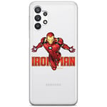 ERT GROUP mobile phone case for Samsung A13 5G/A04S original and officially Licensed Marvel pattern Iron Man 030 optimally adapted to the shape of the mobile phone, partially transparent