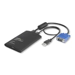 StarTech.com Portable Laptop Crash Cart Adapter, USB/VGA KVM Console, File Transfer & Video Capture, Windows/Linux/MacOS, TAA