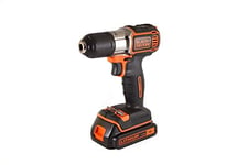 BLACK+DECKER ASD18K-QW Perceuse-Visseuse - Chargeur 1h30 W, 18V, Coffret, 1 batterie