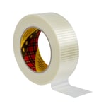 Scotch® glassfibertape 8956, hvit, 25 mm x 50 m, 0.12 mm