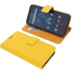 Bag for Hafury A7 Book-Style Protection Cover Phone Case Book Yellow