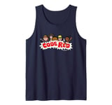 Stranger Things Cartoon Dustin & Co Code Red Tank Top