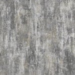 Muriva Phelan Industrial Texture Charcoal Metallic Wallpaper 209103