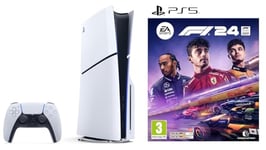 Console PlayStation 5 Edition Standard Slim + EA SPORTS F1 24 Standard Edition PS5 | Jeu Vidéo | Français