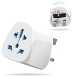 World To UK Travel Adapter (2 Pack) | 2 x Universal Travel Adaptor With 10A Fus