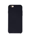 Coque Silicone Gomme intérieur façon velours iPhone 6 et 6S - Bleu Nuit