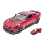 CHEVROLET CAMARO ZL1 2017 RED/BLACK 1:24 MotorMax Auto Stradali Die Cast