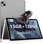 DOOGEE T10 Tablet 10.1 Inch FHD+, 15GB RAM + 128GB ROM (Expandable to Grey 