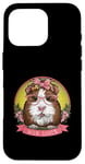 Coque pour iPhone 16 Pro Maman de cochon d'Inde pour les propriétaires de cochons d'Inde éleveurs de cochons d'Inde